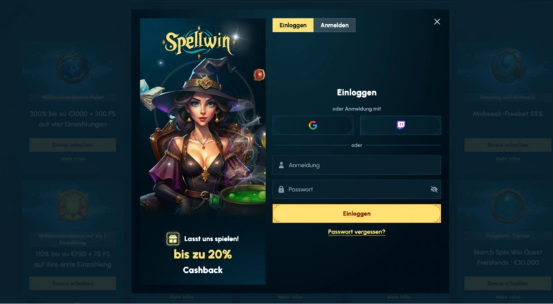 SpellWin Login
